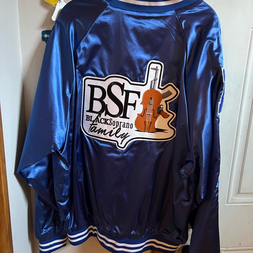Black soprano family BSF jacket size xl brand new never worn
